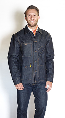 Just Added: Hickory Striped Lined Coverall Jacket - Tellason