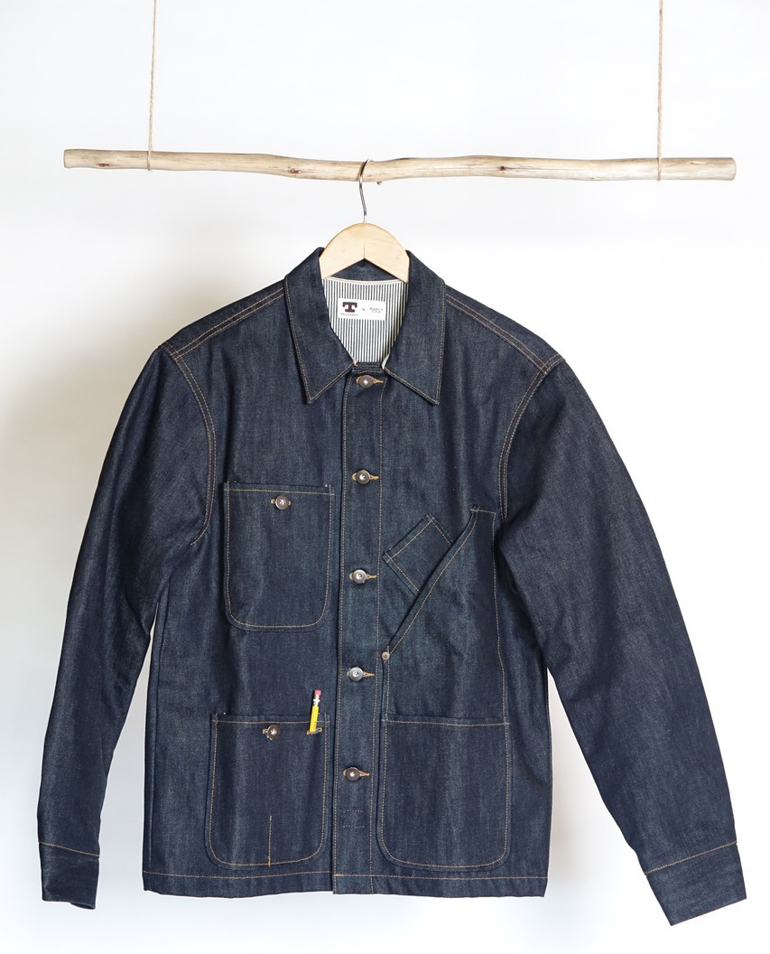Just Added: Hickory Striped Lined Coverall Jacket - Tellason