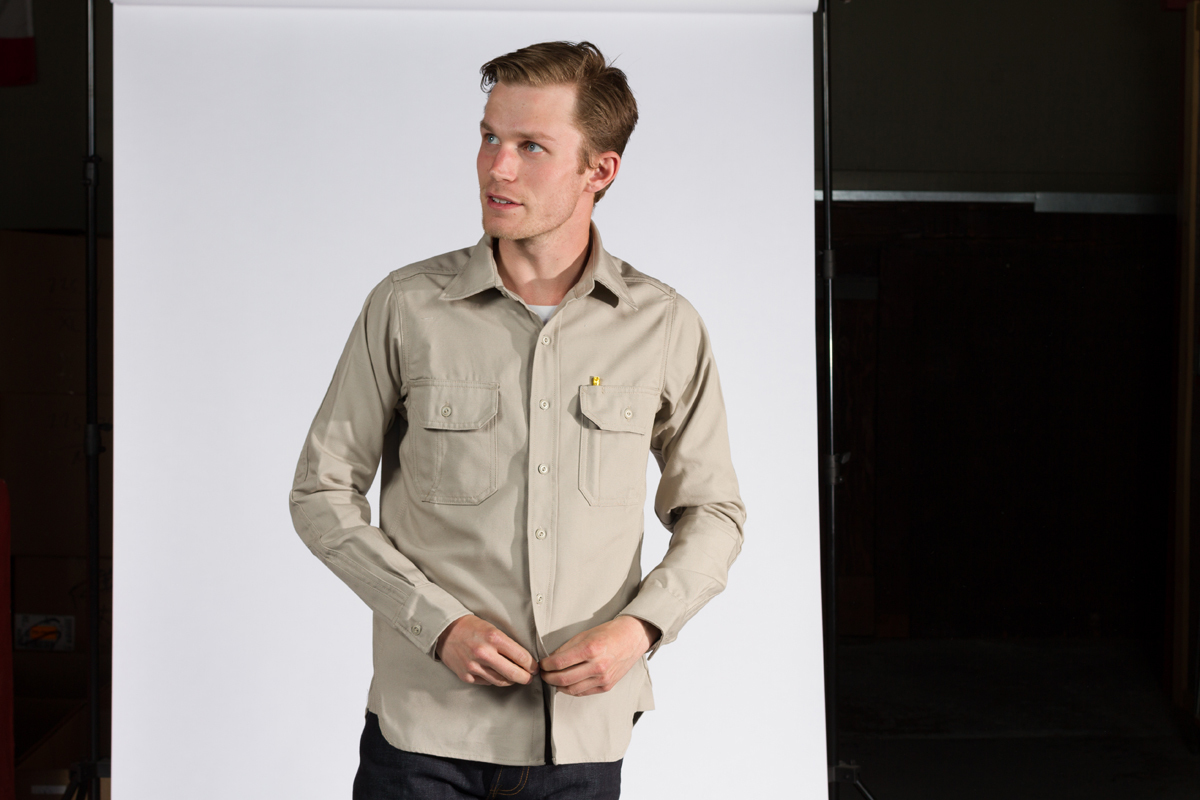 Khaki Clampdown Shirt